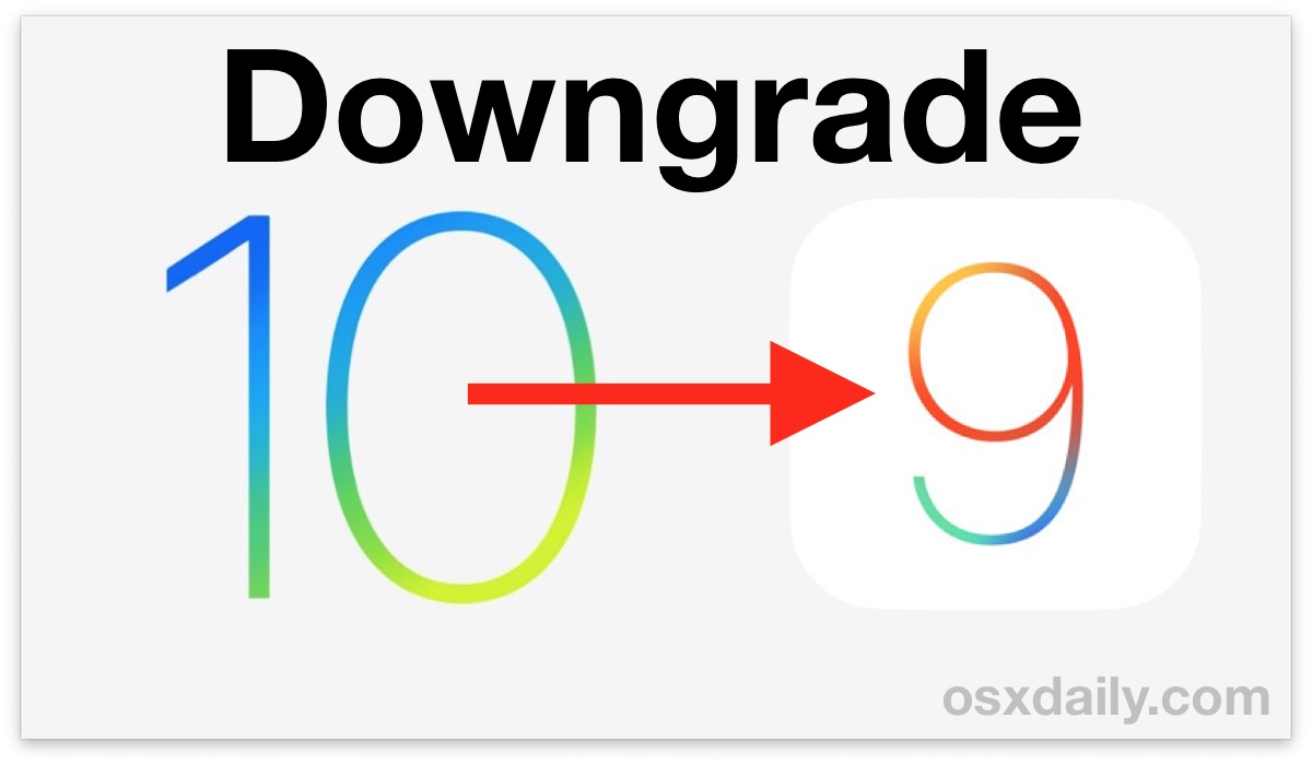 How To Downgrade Mac Software
